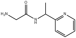 2-氨基-N-(1-(吡啶-2-基)乙基)乙酰胺 结构式