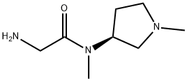 2-AMino-N-Methyl-N-((S)-1-Methyl-pyrrolidin-3-yl)-acetaMide 结构式