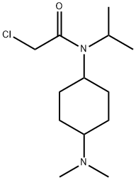 2-Chloro-N-(4-diMethylaMino-cyclohexyl)-N-isopropyl-acetaMide 结构式