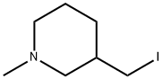 3-(碘甲基)-1-甲基哌啶 结构式