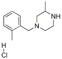 3-甲基-1-(2-甲基-苄基)-哌嗪盐酸盐 结构式