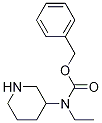 Ethyl-piperidin-3-yl-carbaMic acid benzyl ester 结构式