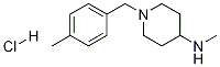 甲基-[1-(4-甲基-苄基)-哌啶-4-基]-胺盐酸盐 结构式