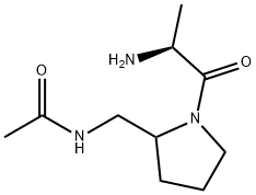 N-[1-((S)-2-AMino-propionyl)-pyrrolidin-2-ylMethyl]-acetaMide 结构式