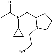N-[1-(2-AMino-ethyl)-pyrrolidin-2-ylMethyl]-N-cyclopropyl-acetaMide 结构式