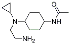N-{4-[(2-AMino-ethyl)-cyclopropyl-aMino]-cyclohexyl}-acetaMide 结构式
