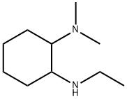 N1-乙基-N2,N2-二甲基环己烷-1,2-二胺 结构式