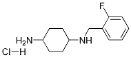 N-(2-氟-苄基)-环己烷-1,4-二胺盐酸盐 结构式
