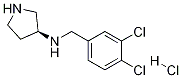 (3,4-二氯-苄基)-(S)-吡咯烷-3-基-胺盐酸盐 结构式