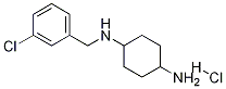 N-(3-氯-苄基)-环己烷-1,4-二胺盐酸盐 结构式