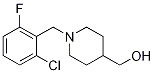 1-(2-氯-6-氟-苄基)-哌啶-4-基]-甲醇 结构式