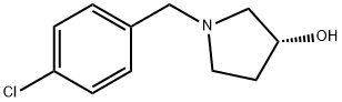 (R)-1-(4-氯-苄基)-吡咯烷-3-醇 结构式