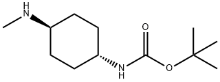(1R,4R)-(4-甲基氨基-环己基)-氨基甲酸叔丁酯 结构式