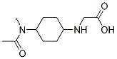 (1R,4R)-[4-(Acetyl-Methyl-aMino)-cyclohexylaMino]-acetic acid 结构式