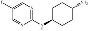 (1R,4R)-N1-(5-氟-嘧啶-2-基)-环己烷-1,4-二胺 结构式