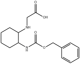 (2-BenzyloxycarbonylaMino-cyclohexylaMino)-acetic acid 结构式