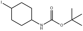 (4-碘-环己基)-氨基甲酸叔丁酯 结构式