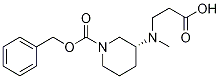 (R)-3-(CarboxyMethyl-ethyl-aMino)-piperidine-1-carboxylic acid benzyl ester 结构式