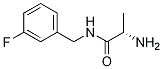 (S)-2-AMino-N-(3-fluoro-benzyl)-propionaMide 结构式