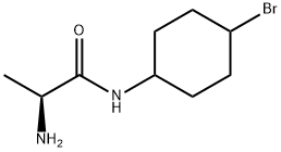 (S)-2-AMino-N-(4-broMo-cyclohexyl)-propionaMide 结构式