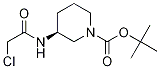(S)-3-(2-Chloro-acetylaMino)-piperidine-1-carboxylic acid tert-butyl ester 结构式