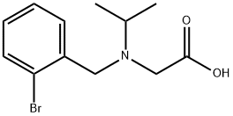 [(2-BroMo-benzyl)-isopropyl-aMino]-acetic acid 结构式