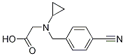 [(4-Cyano-benzyl)-cyclopropyl-aMino]-acetic acid 结构式
