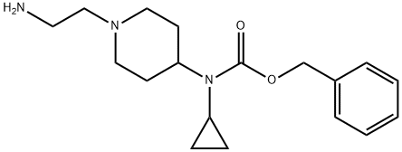 [1-(2-AMino-ethyl)-piperidin-4-yl]-cyclopropyl-carbaMic acid benzyl ester 结构式