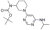 [1-(6-IsopropylaMino-pyriMidin-4-yl)-piperidin-3-yl]-Methyl-carbaMic acid tert-butyl ester 结构式