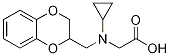 [Cyclopropyl-(2,3-dihydro-benzo[1,4]dioxin-2-ylMethyl)-aMino]-acetic acid 结构式