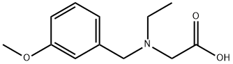 [Ethyl-(3-Methoxy-benzyl)-aMino]-acetic acid 结构式