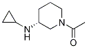 1-((R)-3-CyclopropylaMino-piperidin-1-yl)-ethanone 结构式
