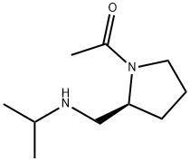 1-[(S)-2-(IsopropylaMino-Methyl)-pyrrolidin-1-yl]-ethanone 结构式