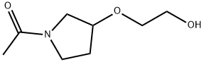 1-[3-(2-Hydroxy-ethoxy)-pyrrolidin-1-yl]-ethanone 结构式