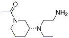 1-{(R)-3-[(2-AMino-ethyl)-ethyl-aMino]-piperidin-1-yl}-ethanone 结构式