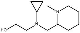 2-[Cyclopropyl-(1-Methyl-piperidin-2-ylMethyl)-aMino]-ethanol 结构式