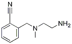 2-(((2-氨基乙基)(甲基)氨基)甲基)苯甲腈 结构式