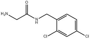 2-AMino-N-(2,4-dichloro-benzyl)-acetaMide 结构式