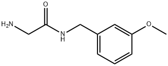 2-AMino-N-(3-Methoxy-benzyl)-acetaMide 结构式