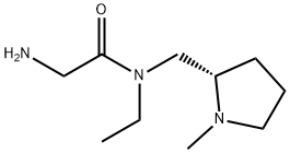 2-AMino-N-ethyl-N-((S)-1-Methyl-pyrrolidin-2-ylMethyl)-acetaMide 结构式