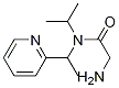 2-AMino-N-isopropyl-N-(1-pyridin-2-yl-ethyl)-acetaMide 结构式