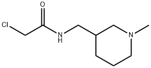 2-Chloro-N-(1-Methyl-piperidin-3-ylMethyl)-acetaMide 结构式