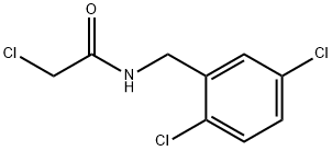 2-氯-N-(2,5-二氯苄基)乙酰胺 结构式