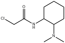 2-Chloro-N-(2-diMethylaMino-cyclohexyl)-acetaMide 结构式