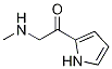 2-(甲基氨基)-1-(1H-吡咯烷-2-基)乙烷-1-酮 结构式