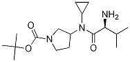 3-[((S)-2-AMino-3-Methyl-butyryl)-cyclopropyl-aMino]-pyrrolidine-1-carboxylic acid tert-butyl ester 结构式