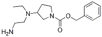 3-[(2-AMino-ethyl)-ethyl-aMino]-pyrrolidine-1-carboxylic acid benzyl ester 结构式