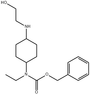 Ethyl-[4-(2-hydroxy-ethylaMino)-cyclohexyl]-carbaMic acid benzyl ester 结构式