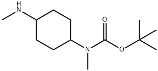 甲基-(4-甲基氨基-环己基)-氨基甲酸叔丁酯 结构式