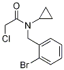 N-(2-BroMo-benzyl)-2-chloro-N-cyclopropyl-acetaMide 结构式